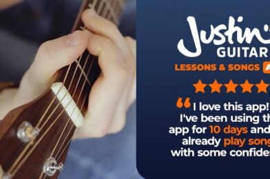 Justin Guitar v3.20.3 MOD + APK (Premium Unlocked) Download MOD APK (VIP Unlocked) 2025